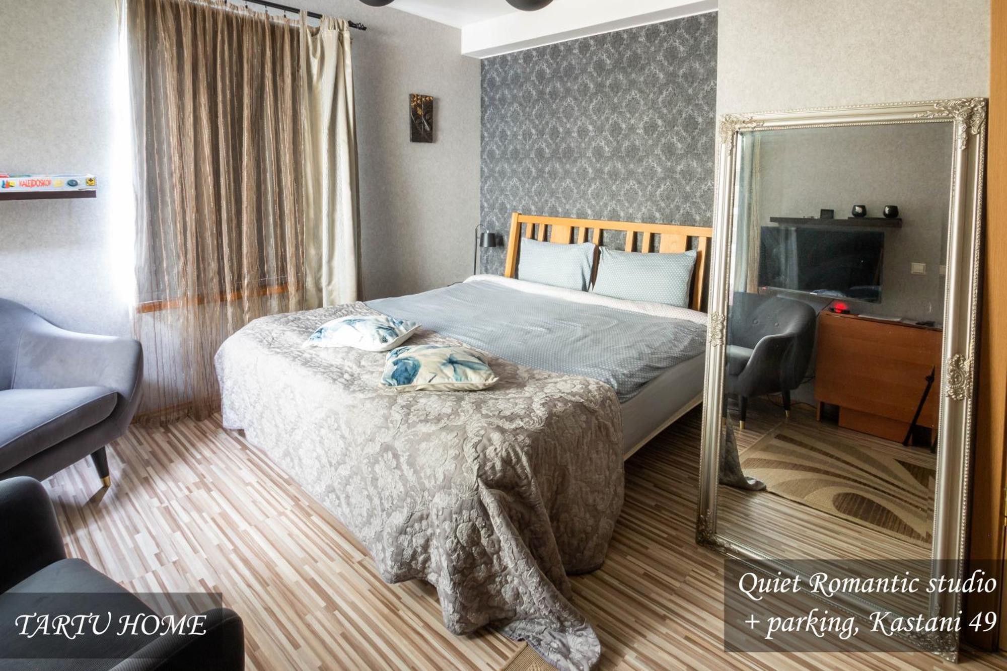 Quiet Romantic Studio Plus Parking, Tartu Home Exterior foto